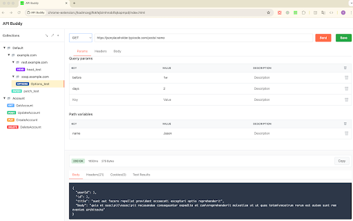 API Buddy :: HTTP API test tool, like postman