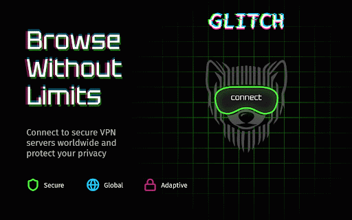 Glitch VPN — Proxy for Browser :: VPN extension for browser. 3-day free trial. No logs. Anonymous access. Works on Android & Windows too.