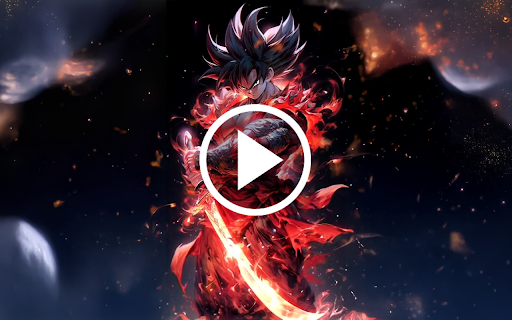 Son Goku Live Wallpaper :: Power up your Chrome with Son Goku Live Wallpaper – watch Goku charge with energy and pure unstoppable focus on every new tab!