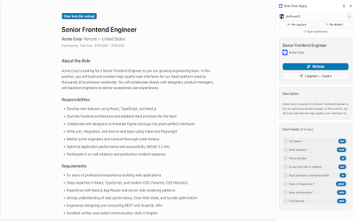 Aplyin :: AI-powered job application assistant — autofill forms and generate cover letters.
