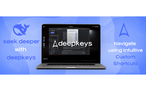 DeepKeys - Shortcuts for DeepSeek :: DeepKeys is a browser extension designed to supercharge your DeepSeek experience with intuitive keyboard shortcuts, allowing you to…