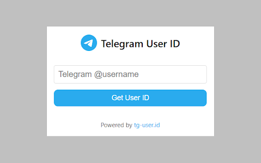Telegram User ID :: Get Telegram User ID from username