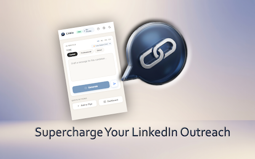 Linkio - Templates & CRM Sync :: 1-click LinkedIn message templates that get responses. Save hours on outreach with smart personalization.