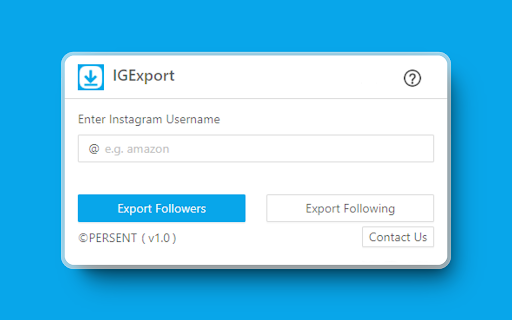 Export Followers free :: A simple tool to export list of followers & followings, one click to csv.