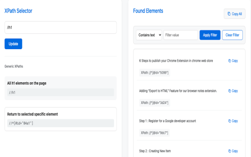 XPath Scraper :: Extract web content using XPath selectors