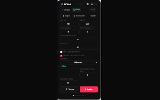 TK Auto Scroll & Like :: Auto scroll e curtir no TikTok