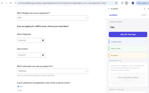 Autofiller :: AI-powered form auto-fill