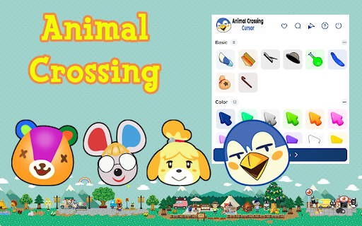 Animal Crossing Cursor - Custom Nintendo Game Cursor for Chrome :: Navigate through the digital world with Animal Crossing cursors. Perfect for fans of Tom Nook, Isabelle & island life fun!