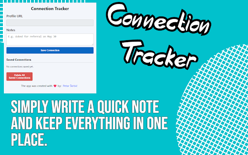 Connection Tracker :: Track your LinkedIn connections and notes locally.