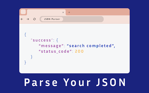 JSON Parser :: Use JSON Parser for parsing, validation and online checking. Viewer, reader and formatter in one chrome extension!