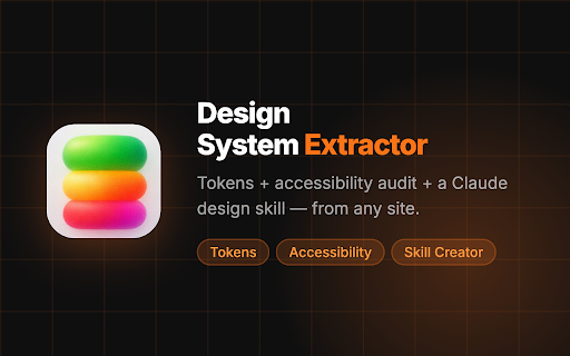 Design System Extractor :: Extract a complete design system from any website — colors, typography, spacing, shadows, and more
