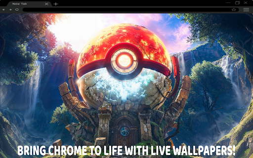 Pokemon Go PokeBall Live Wallpaper :: Catch the adventure—PokéBall magic lights up your new tab! ⚡🎯