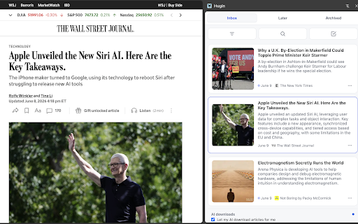 Hugin :: Save and read your Hugin articles from your browser.
