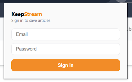 KeepStream :: Save articles to your KeepStream library