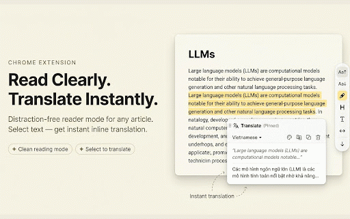 Selah Reader :: Reader mode extension