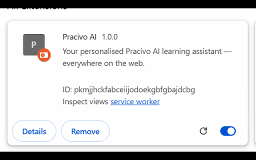 Pracivo AI :: Your personalised Pracivo AI learning assistant — everywhere on the web.