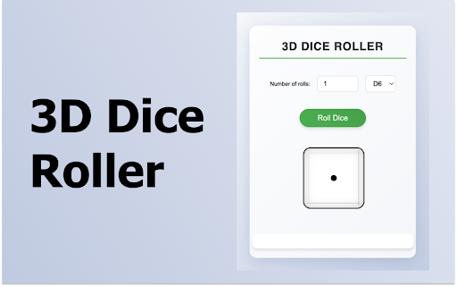 3D Dice Roller :: Roll virtual 3D dice with animations