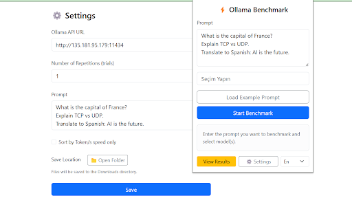 Ollama Benchmark - Compare LLMs Locally :: Benchmark and compare LLMs running on Ollama. Analyze token performance, export results, and optimize your AI workflows.