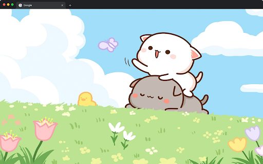 Peach & Goma Wallpapers HD New Tab - Kawaii Cat Backgrounds :: Transform your new tab with adorable Peach & Goma HD wallpapers. Featuring cute cat duo, kawaii pastel themes for anime fans.