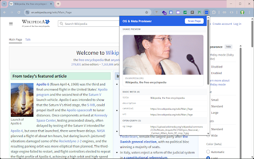 OG / Meta Tag Previewer :: Preview Open Graph, Twitter Card, and meta tags for any webpage. See how links look when shared on Facebook, X, and LinkedIn.