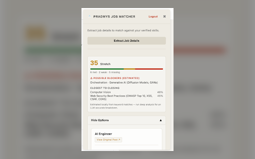 Compass Browser :: Compass Browser by Pragmys: match jobs to your verified Pragmys skills, right from the job posting.