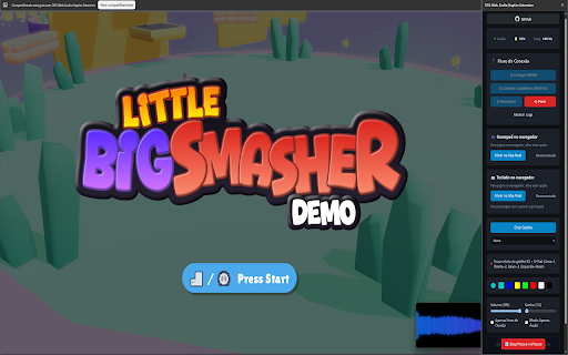 DS5 Web Audio Haptics Extension :: Transform your browser into a real-time raw audio router. This tool captures live game audio via Screen Share and streams it…