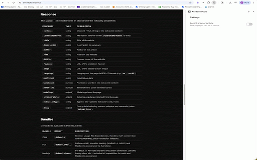 Academia Core :: Manage your reading list and get reading suggestions.
