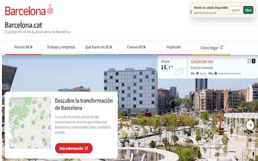 Webs en català :: Redirigeix automàticament a la versió catalana de les webs quan existeix.