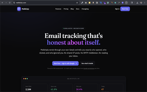 Maildriply - Email Tracking for Gmail :: Track email opens and manage Maildriply tracking directly inside Gmail.
