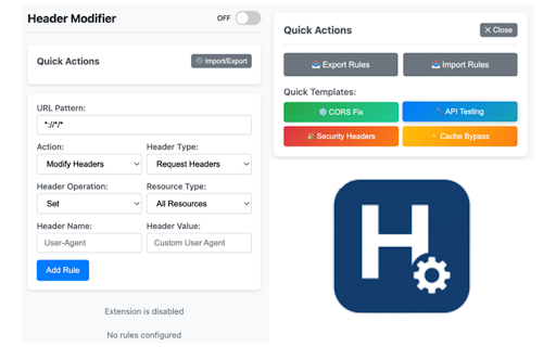 Header Modifier :: Easily modify HTTP request and response headers for development, testing, and debugging