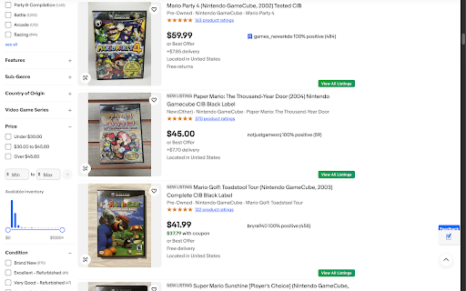 eBay Price Comparison and Product Finder :: Compare all eBay listings for any product in one organized view on BuyMap. Built for resellers, collectors, and deal hunters.