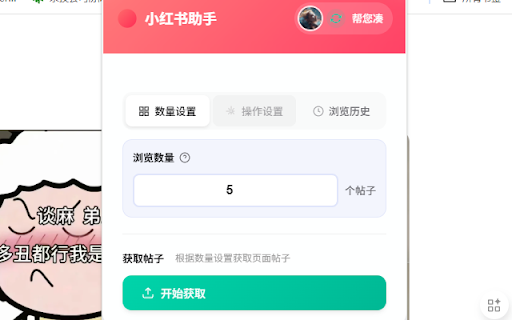 小红书助手 :: 小红书助手Chrome插件,根据设置自动执行指定操作,大幅减少重复性操作。