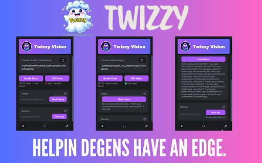 Twizzy :: Helping Degens have an edge.