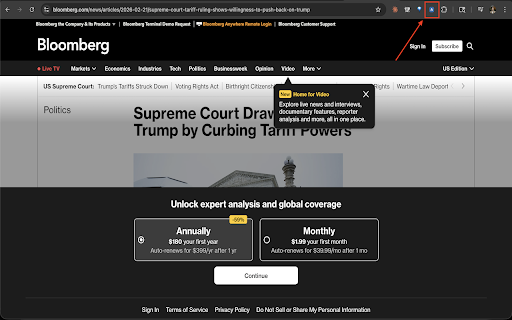 View on Archive.ph :: Open the current page on archive.ph with one click.