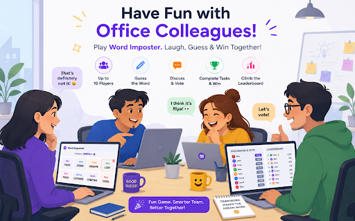 Word Imposter :: Online multiplayer word imposter game for office colleagues