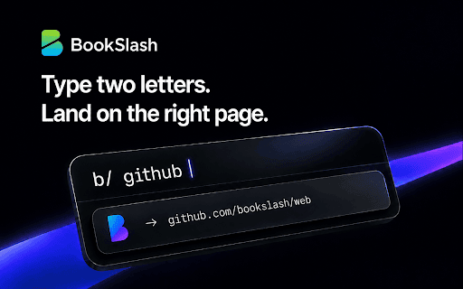 BookSlash — Team Shortcuts & Shared Bookmarks :: Save links from any page and turn them into team shortcuts. b/ slugs that work right from your address bar.