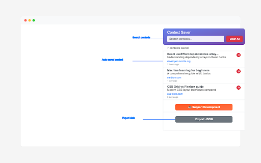 Context Saver :: Automatically save the URL, page title, and timestamp whenever you copy text from a webpage