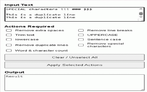 Text Cleaner – Online Text Editor :: Offline online text editor to clean, format, convert and process text instantly.
