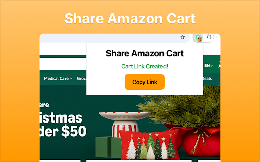 Add My Cart: Share Your Amazon Cart :: Use Add My Cart to share your entire Amazon cart with friends, family, and more!