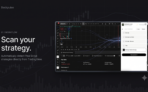 TradingView Strategy Optimizer (AI Assisted) by Backpulse :: Automated TradingView backtest & Pine Script optimizer. Scan parameters, run Brute Force search & boost ROI in 1 click.