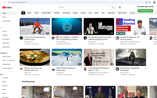 DarkMode :: A global dark theme for the web.
Dark Mode is an extension that helps you quickly turn the screen (browser) to dark at night time.…