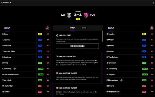 MS Rektcord :: Keep track of your MetaSoccer results, goal scorers, PVE opponents, and win rate.