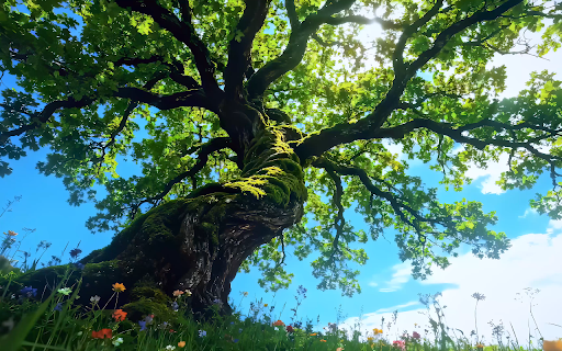 Green Tree Live Wallpaper :: Transform your new tab with calming HD live wallpapers of lush green trees, bringing nature's tranquility to your browsing expe...