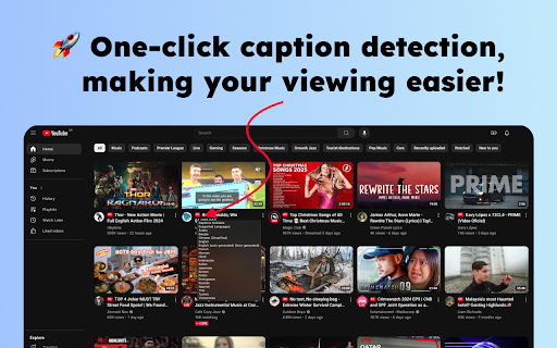 CC Scout for YouTube :: Your ultimate tool to effortlessly detect captions in YouTube videos!