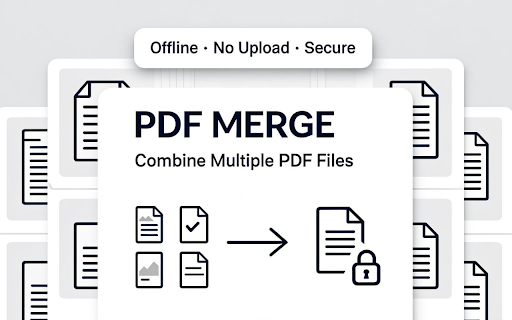 PDF Merge: Combine PDF Files & Merge PDF Offline :: Merge PDF files offline. Select specific pages manually or automatically. Combine documents in your browser. No uploads, private.