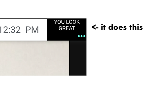 You Look Great :: Hides your face in google meet