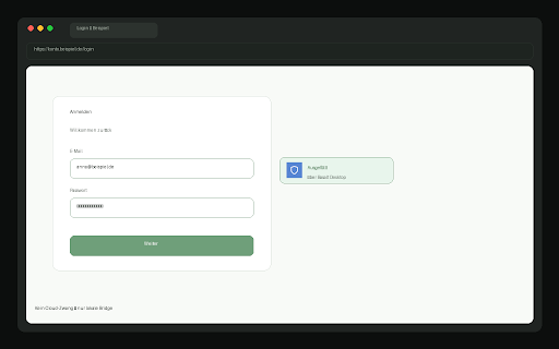 Basalt :: Passwörter und Passkeys aus der Basalt-Desktop-App im Browser nutzen