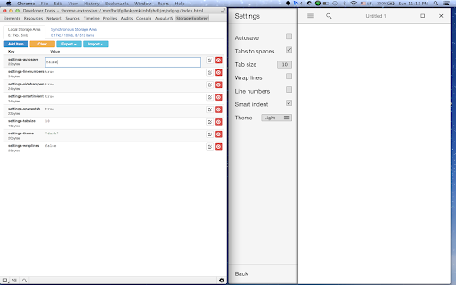 Storage Area Explorer 2 :: Simple editor for Storage Area for Chrome Packaged Apps & Extensions - new working version