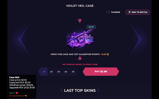 Skin Club Calculator :: Skin Club Calculator