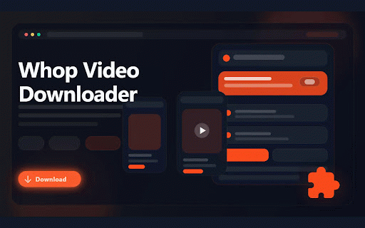 Downloader for Whop :: One-click video downloads from Whop — fast, private, and full quality.